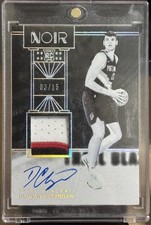 2024-25 Panini Noir - Rookie Patch Autographs Donovan Clingan #303 /15