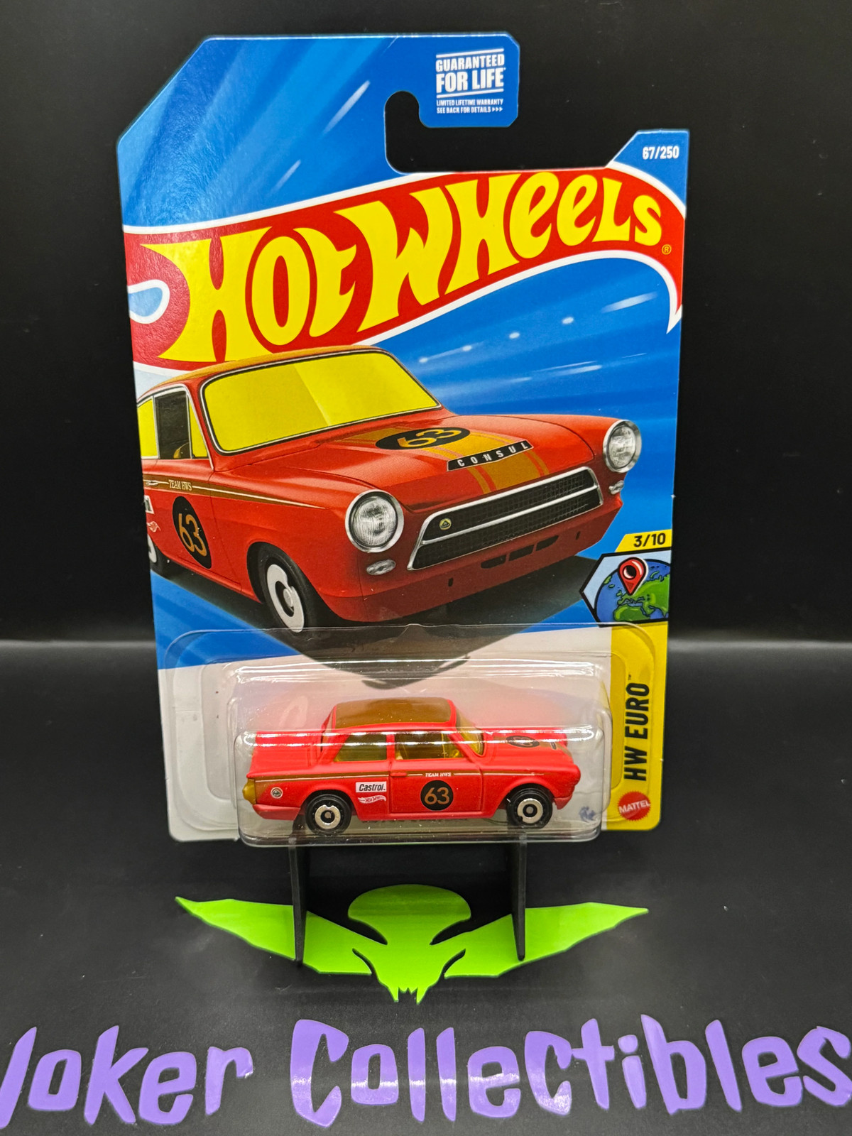 Hot Wheels 2026 Red Lotus Cortina 67/250 HW Euro 3/10 D Case