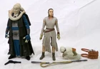 Kenner Hasbro Star Wars POTF Bib Fortuna & TVC Rey 3.75" Figure Lot