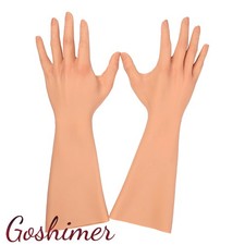 Realistic Silicone Glove Hand Skin Cover Scars Hand Sleeve Cosplay Crossdresser