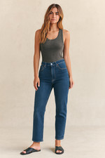 Abercrombie Fitch Jeans Womens 31/12 The Ankle Straight Ultra High Rise Blue