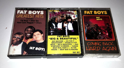 Lot 3 FAT BOYS Cassettes Greatest Hits Coming Back Hard Again Big & Beautiful