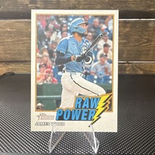 Topps Heritage 2026 James Wood Raw Power #RP-JW Nationals MLB Insert Card