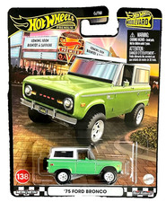 Hot Wheels '75 Ford Bronco Boulevard 138 1:64 Modellauto Spielzeug Offroad 4x4