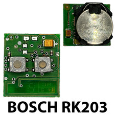 GENUINE USED VAUXHALL 2 BUTTON REMOTE KEY FOB CIRCUIT BOARD BOSCH RK203 (NO LED)