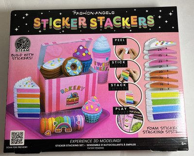 Fashion Angels Sticker Stackers Set-Foam Stickers for 3D Modeling-Ages 6+