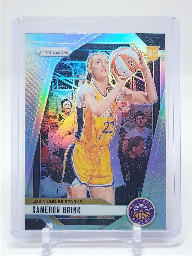 CAMERON BRINK 2024-25 PANINI PRIZM WNBA ROOKIE SILVER SPARKS #127 RC Q3249