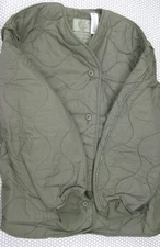 Authentic US Military, Med-Long, Amarid, Quilted Jacket Liner,  New with Tags