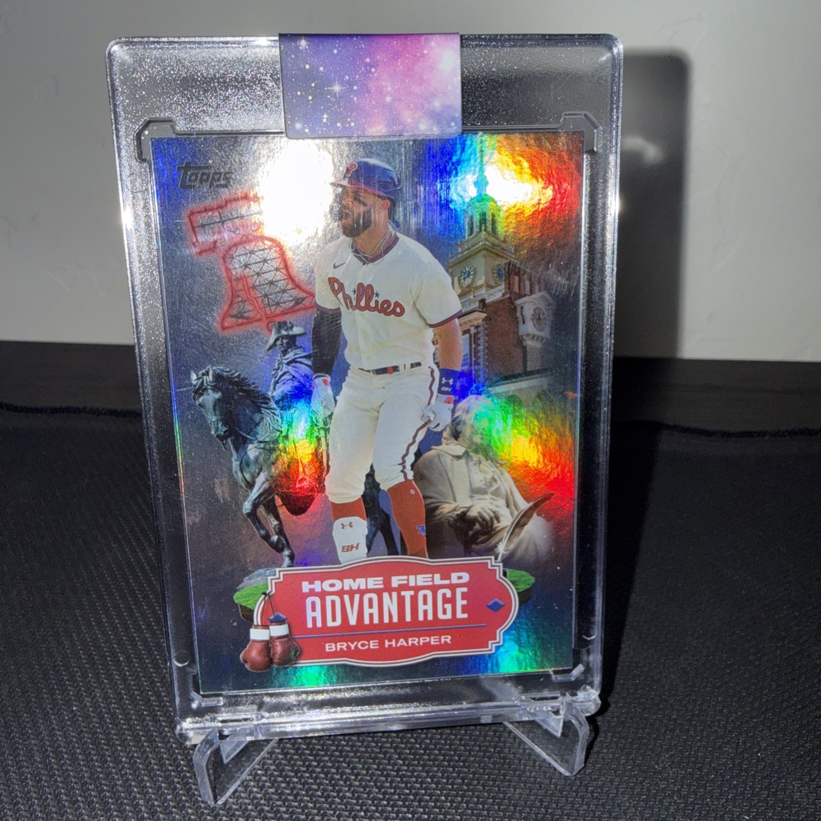 BRYCE HARPER 2023 TOPPS SERIES 1 HOME FIELD ADVANTAGE PHILLIES Q1781