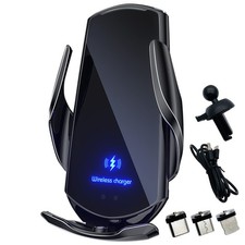 Wireless Car Charger Automotive Induction 15W Wireless Charger Car Vent Mount...