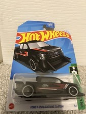2024 Hot Wheels 37/250 HTD01 Ford F-150 Lightning Custom HW Green Speed 5/10