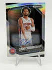 2024 Panini Prizm Black Silver Cade Cunningham Auto #8