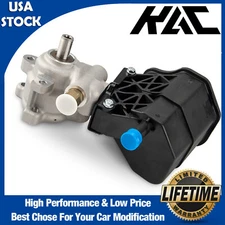 For 02-07 Dodge Durango Ram 1500 3.7 4.7 5.7 5.9L Power Steering Pump +Reservoir