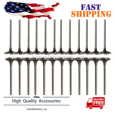 Exhaust Intake Valve Kit for 2007-2017 Ford Lincoln 3.5L 3.7L DOHC 24V