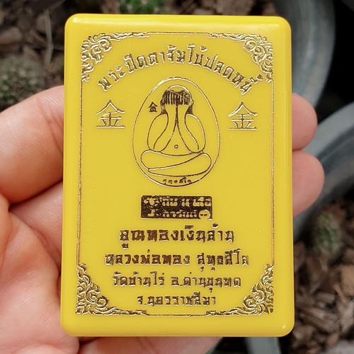KOSTENLOSE wasserdichte Hülle echtes thailändisches Amulett Phra PID TA Jumbo LP TANGA PIDTA Reichtum - Bild 11 von 24