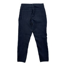 NYDJ Women’s Super Skinny Jeans 4 Blue Dark Wash Stretch Denim Made in USA