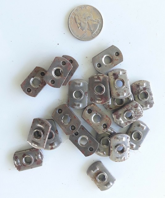 Buckeye Fasteners Rectangular Dual Rib Projection Weld Nut RN 2113 25