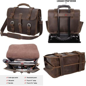 Portafolios hombre cuero