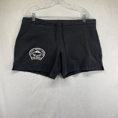 Vintage Nesta s Kenpo Karate Jiu Jitsu Shorts Anvil Black Womens Size XL