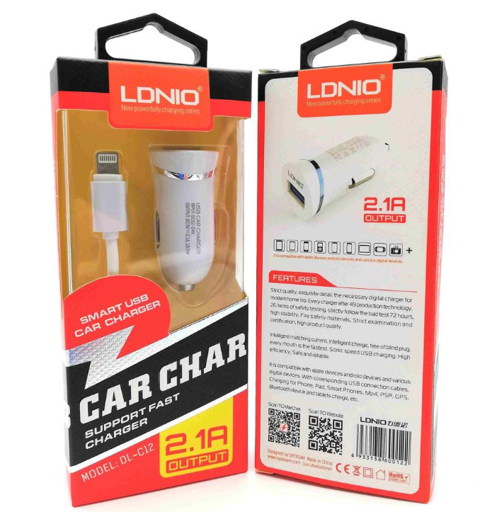 Fast Car Charger USB Cigarette Lighter Socket Adapter Cable For iPhone 7 8  X XR