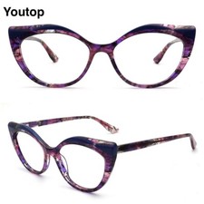 Fashion Cat Eye Glasses Vintage Women Eyeglass Frame Retro Spectacles Tortoise