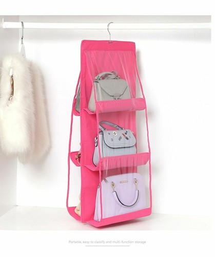 6 pocket foldable hanging bag