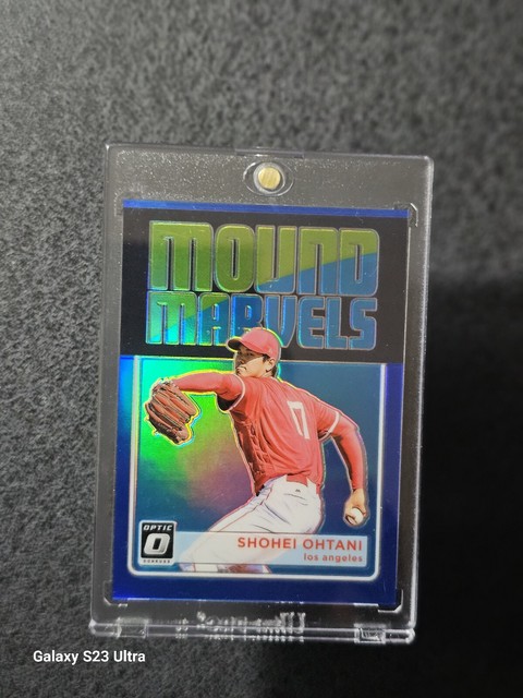 2018 Shohei Ohtani Optic Blue HOLO MOUND MARVEL Rookie /149 Sp Rare!!!