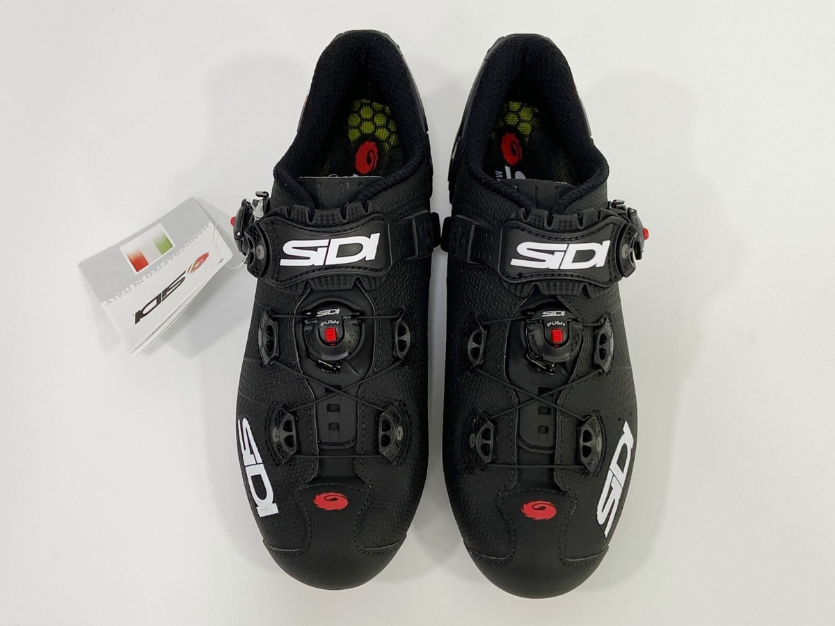 SIDI Wire 2 Matt Carbon Road Cycling Shoes (Matt Black) Made Italy