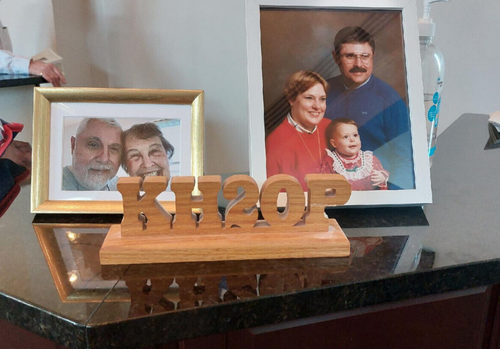 HANDCRAFTED OAK AMATEUR RADIO, HAM CALL SIGN-by KC0SDV- FREE SHIPPING - Picture 6 of 9