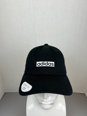 Adidas Aeroready Womens Hat Baseball Cap Adjustable Strap Black Dri Fit  Ball Cap