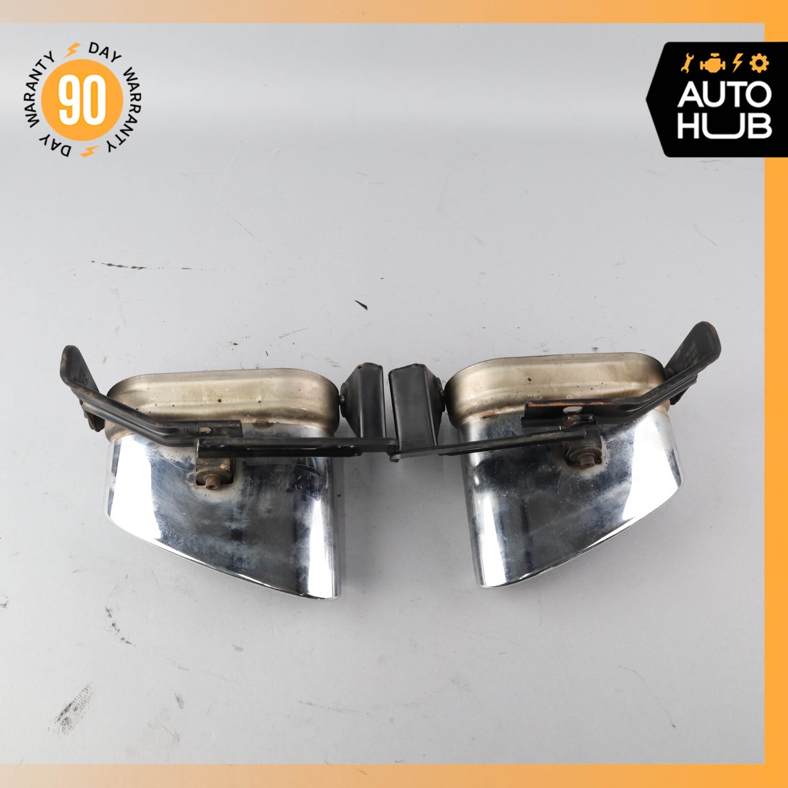 Bentley Continental GT GTC Exhaust Muffler Tips Left and Right Set OEM