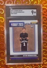 Victor Wembanyama 2023 Panini Instant Draft Night Rookie SGC MINT 9