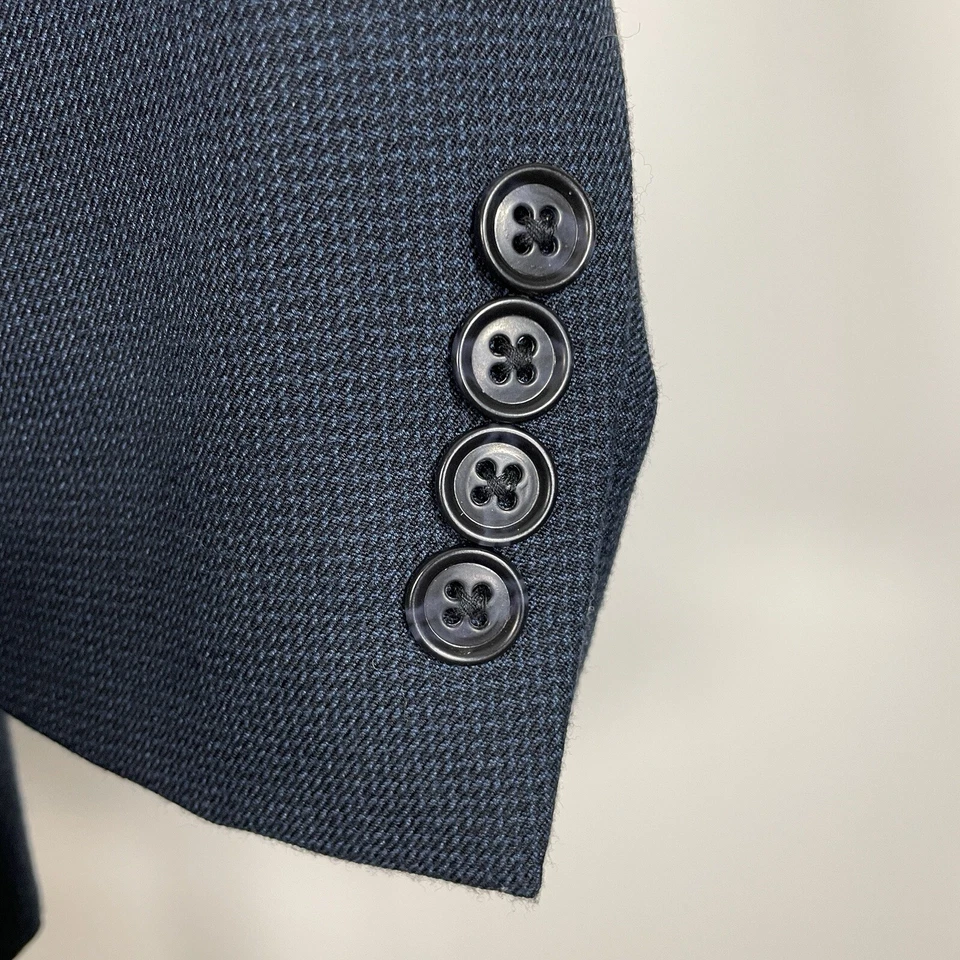 Abrigo deportivo Andrew Fezza para hombre 40S azul negro poliéster multicolor Foto 4 de 4