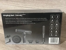 818 Pro Salon Ionic Hair Dryer FT-01 w/ Infrared Straightener Iron LS-S001P Set