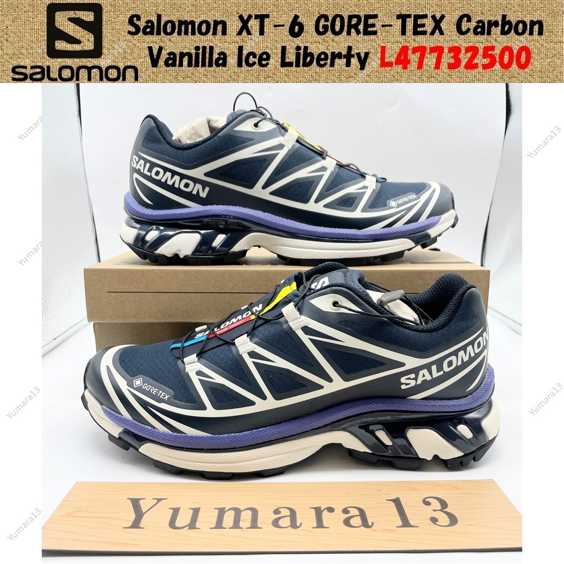 Salomon XT-6 GORE-TEX Carbon Vanilla Ice Liberty L47732500