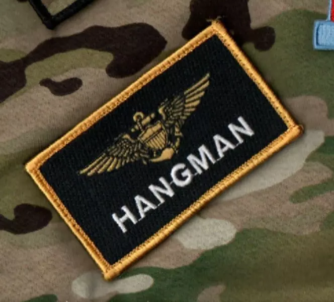 HANGMAN TOP GUN MAVERICK MOVIE PATCH SET