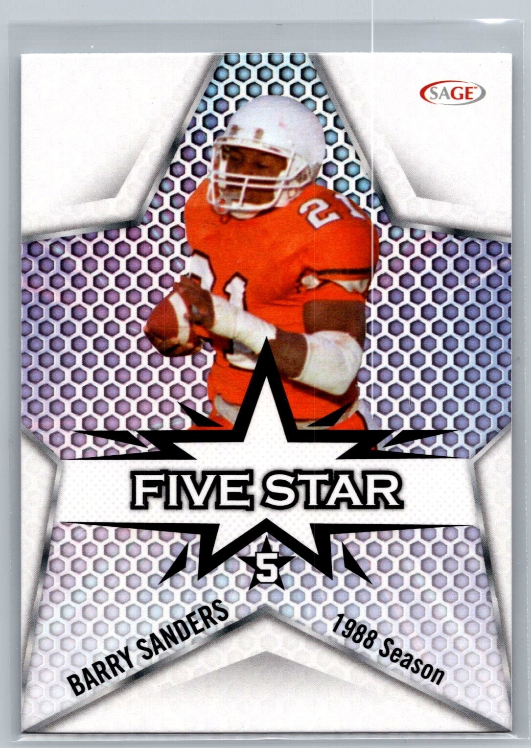 2024 Sage Low Series - Barry Sanders - Five Star - #FS-1 - 1988 Season - (S24)