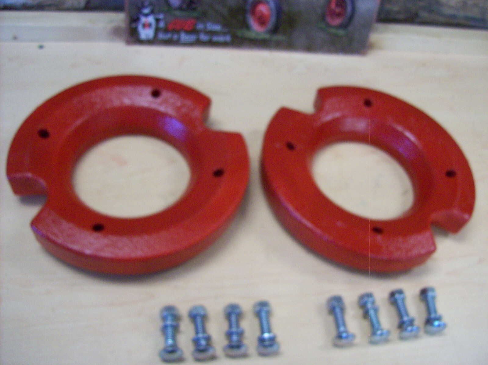 Farmall Cub International front wheel weight set 351371R1 + new bolts