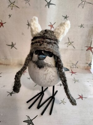 Chicken Hats For Hen Hand Crochet Bonnet Viking or Santa Hat HandMade in  USA