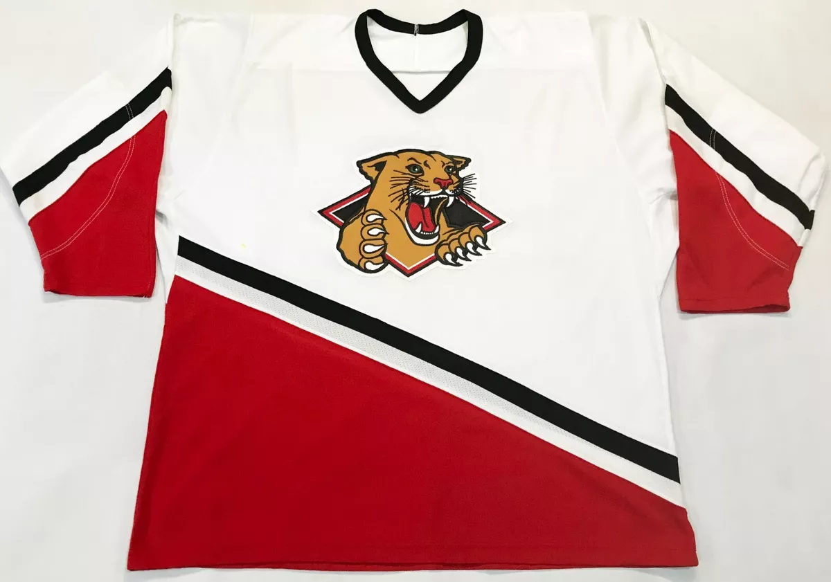 Vintage Crossbar Prince George Cougars WHL Hockey Jersey Adult XL