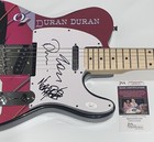 DURAN DURAN SIGNED CUSTOM ELECTRIC GUITAR JOHN ROGER TAYLOR RHODES RIO JSA COA — photo 2