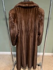 Authentic Womans Natural Brown Mink Coat