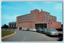 c1956 Indianapolis Indiana Postcard Student Union Food Service Building Exterior
