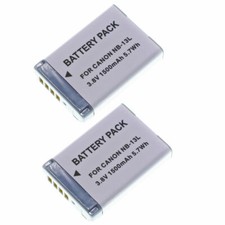 2 pack Replacement Battery for Canon NB-13L G1 G5 G7G9 SX620 SX720 SX730 SX740