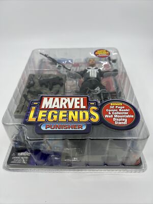 Figurine Marvel Legends The Punisher – Série 4 Toy Biz, édition War Zone Classics