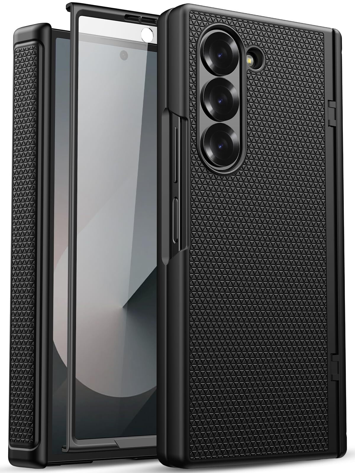 SIXBOX for Samsung Galaxy Z Fold 6 Case with Screen Protector & Hinge Protect...-image