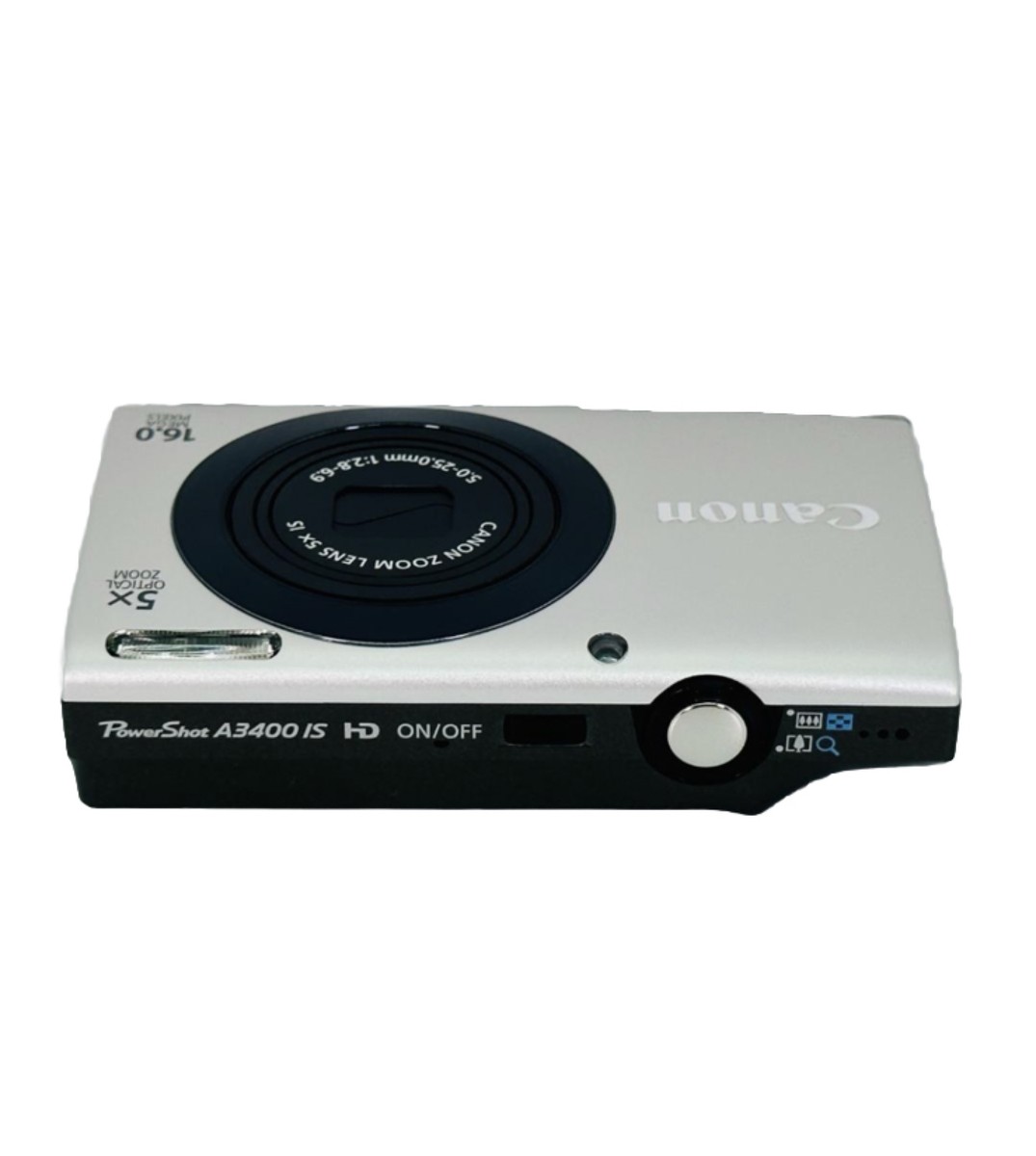 99 Canon PowerShot A3400 IS シルバー Canon PowerShot A3400 IS Digital Camera Silver | eBay