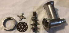 VINTAGE DORMEYER MEAT GRINDER ATTACHMENT AT-102-32 5 PIECE LOT