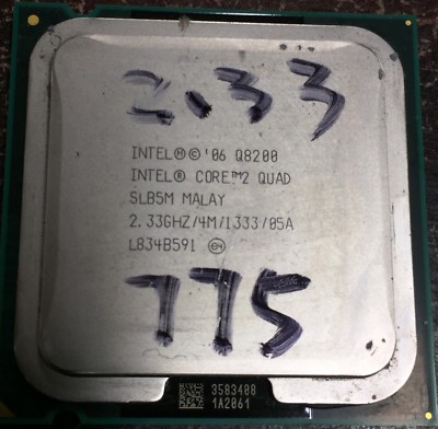 Intel CORE 2 QUAD  Q8200 SLB5M 2.33GHz/4M/1333 LGA 775 Processor CPU