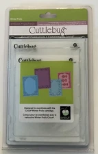 Cricut Cuttlebug WINTER FROLIC SET 4 Embossing Folders ANGELS